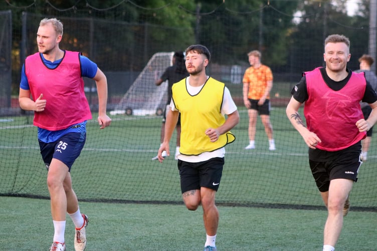 Left to right: Kieran Bailey, Rohan Poulsom and Jake Quick.