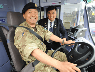 Free bus journeys for former and serving Armed Forces
