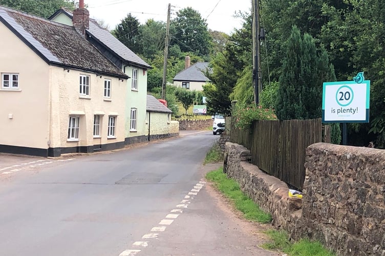 Holywell Lake, near Wellington, now has an informal 20 mph speed limit.