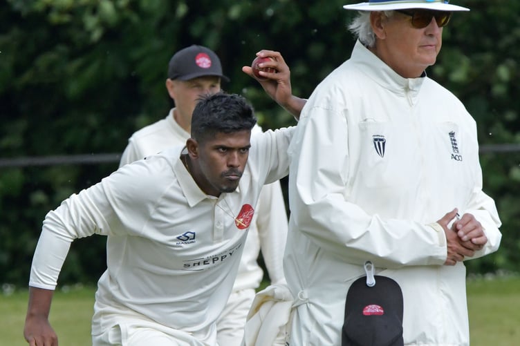 Sachindu Colombage - starred with the bat, scoring 96