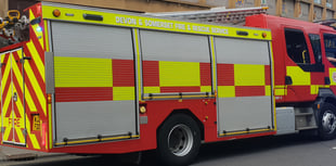 Large 999 response after person falls from ladder on to building roof