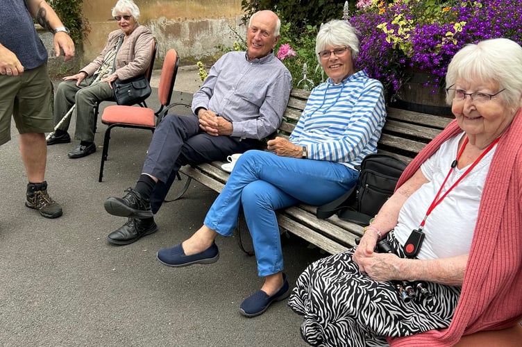 The open garden event at Nynehead Court is always popular