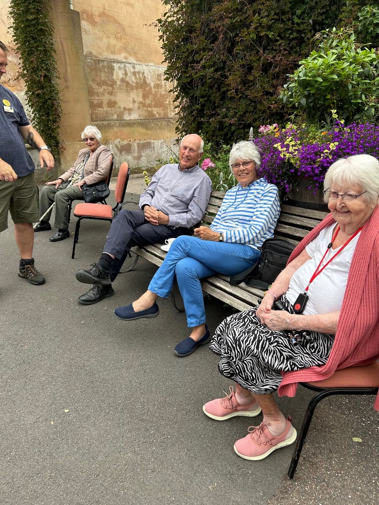 The open garden event at Nynehead Court is always popular