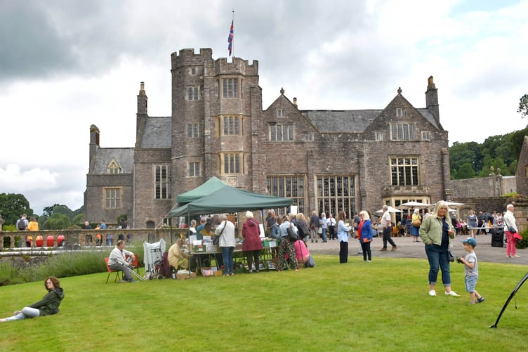 Holcombe Manor provided an imposing backdrop to the annual church fete on Saturday.