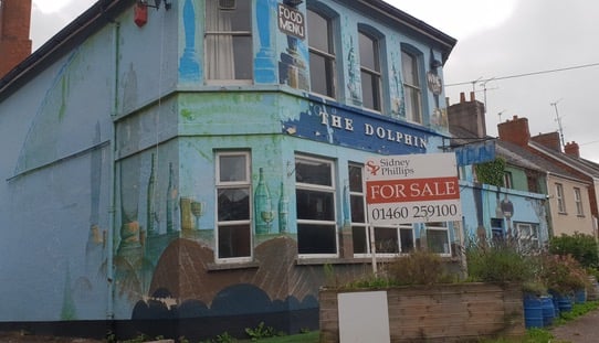 The old Dolphin Inn, Wellington