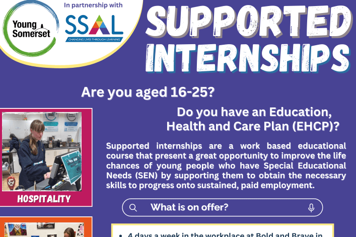 Internships for youngster with SEN are on offer through Young Somerset.