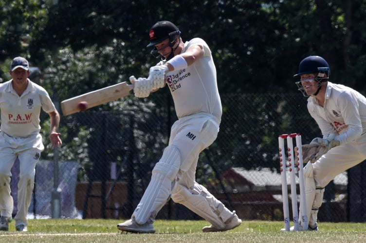 Wellington captain Arron Campbell in action
