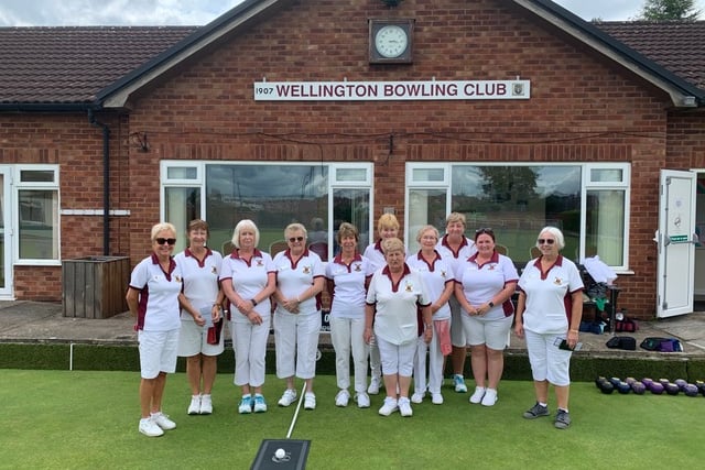Left to right: Marguerite Nichols, Christine Wilcocks, Wendy Scott, Brenda Wilson, June Anderson, Liz May, Angie Moore, Ann Cowling, Linda Manning, Lisa Dart and Gill Groves. Not in the picture: Thelma Helps.