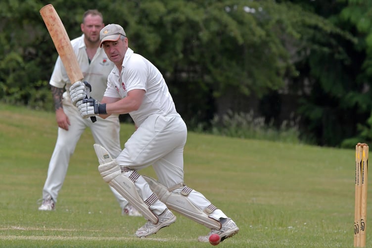 Mark Salter scored a century for Wellington 3rd XI