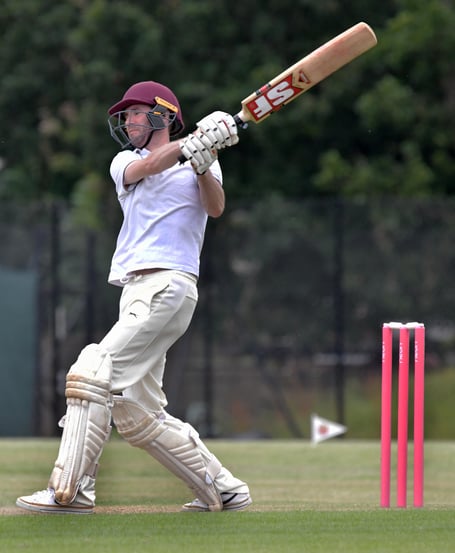 Adrian Hearn hit 39 in 25 balls for Wellington Seconds