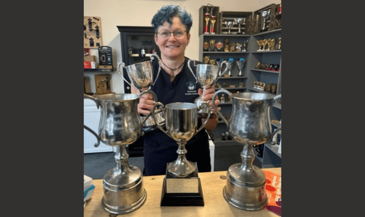 Andi Rickard brings home multiple wins at Wandlebury Scything Festival