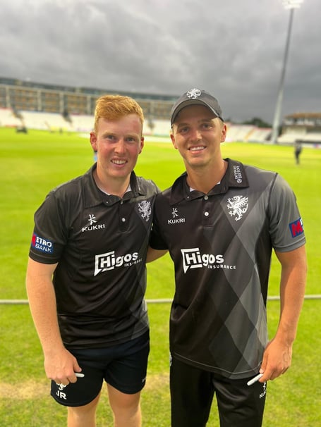 James Rew (left) and George Thomas