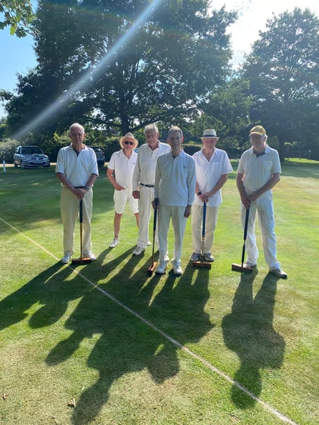Wellington line-up, from left, first John Candy, third Frank Silvester and fifth Graham Hill.
