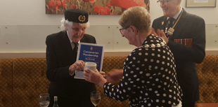 Centenarian Madge honoured by Royal British Legion