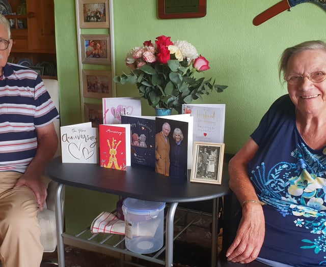 Couple celebrate platinum wedding anniversary