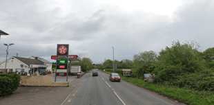 A38 near Wellington closed after car crash