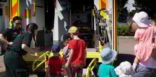 Fun day for families at ambulance station