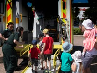 Fun day for families at ambulance station