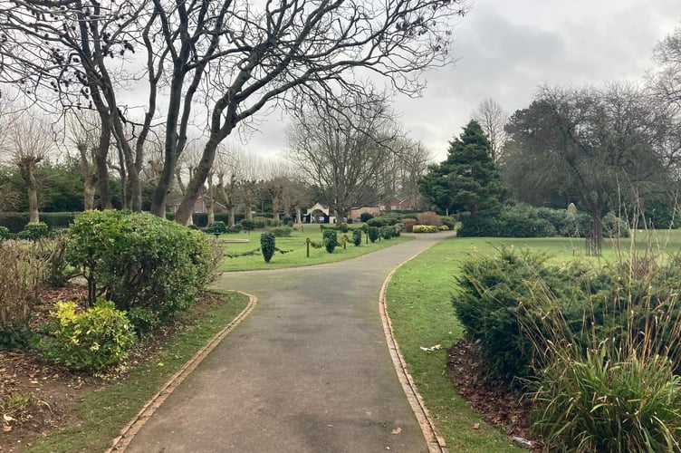 Wellington Park, which will be taken over by the town council next year. 
