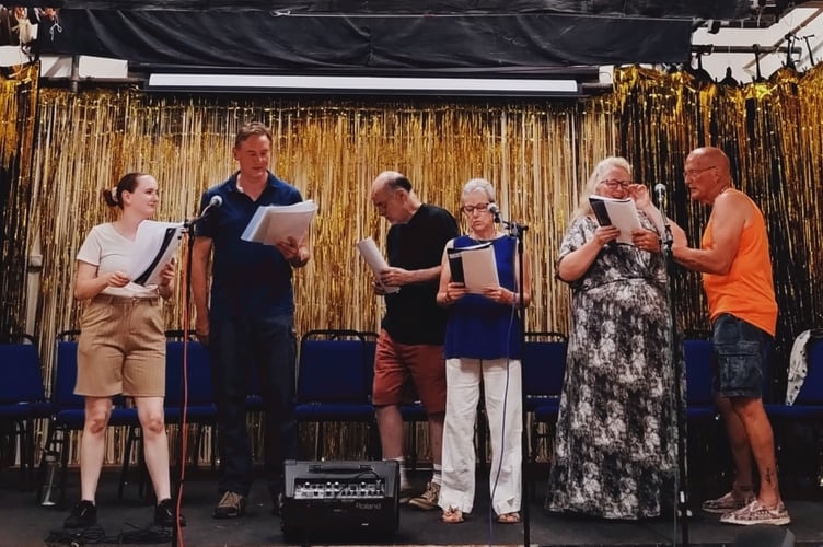 An open mic was held in the village hall as part of a 40th anniversary party for Bradford Players.