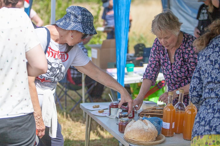 Homemade foods at Transition Town Wellington's summer picnic last year.