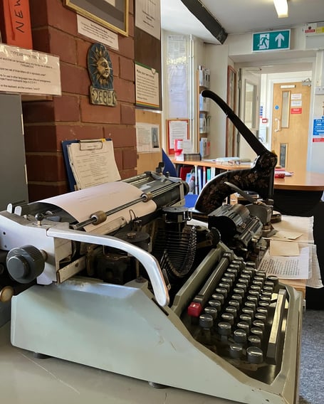 An old typewriter at Wellington Museum (Picture: Wellington Museum)