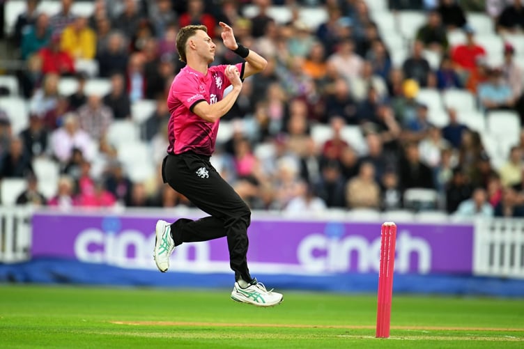 Australian and Somerset bowler Riley Mereditch