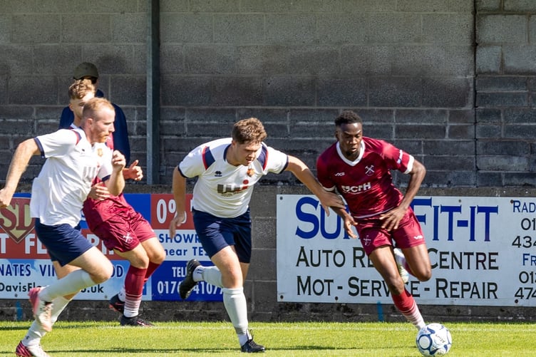 Action from Wellington's game at Paulton last Saturday