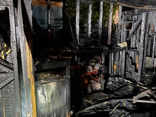 Crews rush to 'fully developed' electrical fire in Wellington