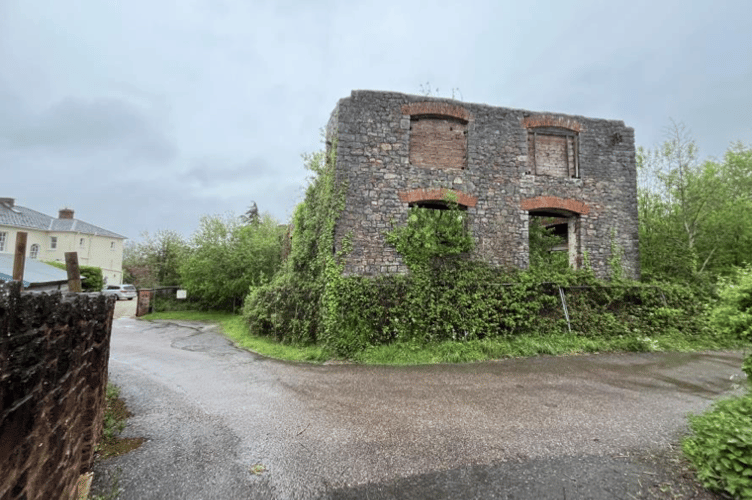 A view from Rackfield of the remains of Haymans Mill, Westford, Rockwell Green, where a developer wants to build new homes.