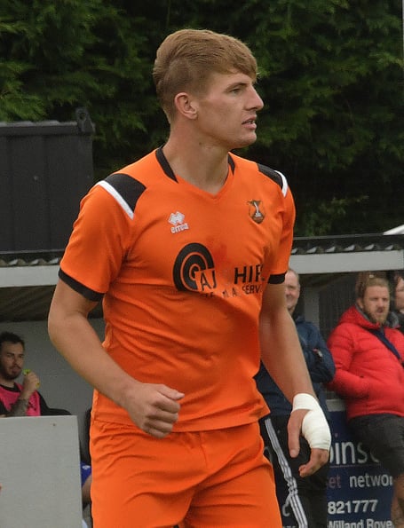 Jordan Hayman - broke his foot at Bridgwater