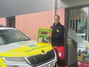 Air Ambulance launches life-saving community defibrillator package