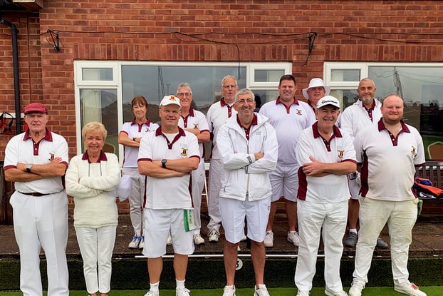 Front: Nick Channon,  Marguerite Nichols, Jay Merrell, Phil Ellis, John Lane, Will Smith; back: Christine Willcocks, Mike Groves, Richard Whiting, Darren Sparks, Kevin Austin and Mark Bond.
