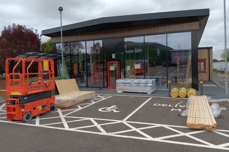 KFC at Westpark 26, Wellington, during shop-fitting