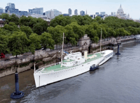 Town's adopted warship honoured by King