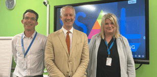 Wellington MP Gideon Amos visits Somerset Skills and Learning