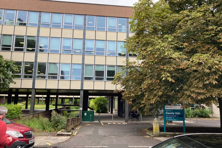 Somerset Council's headquarters at County Hall on The Crescent in Taunton (Picture: Daniel Mumby)