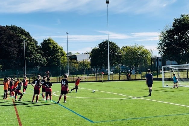 Freddie Andrews scores one of two penalties