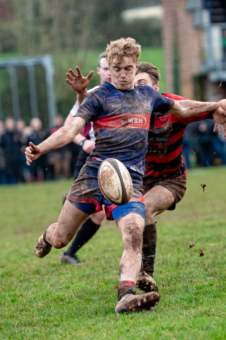 Wiveliscombe's influential scrum half Richard Baker