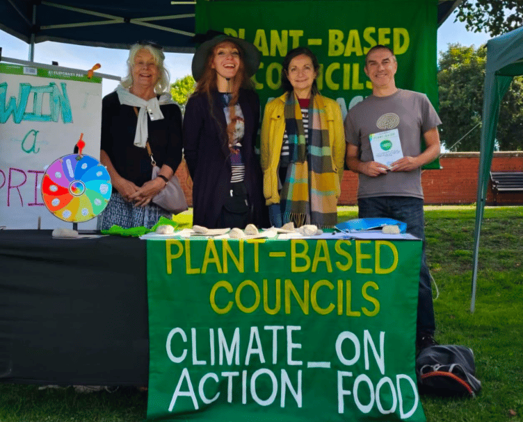Plant-Based Councils campaigning (Photo: Plant-Based Councils)