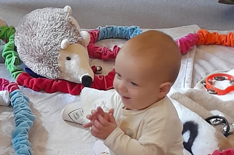 Babies and mothers from Growing Minds visit Nynehead Court (Photo: Nynehead Court)