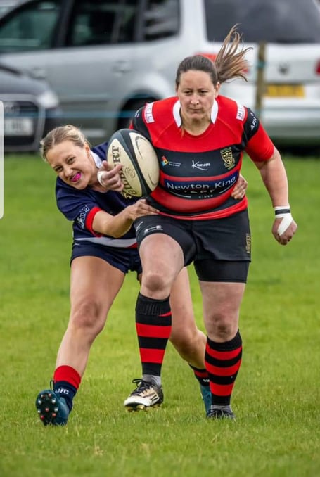 Jodie Curtis-Clift in action for Wellington Vixens