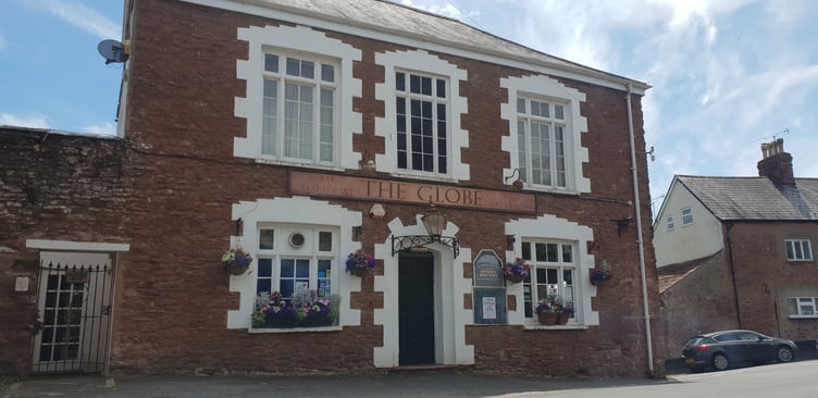 Milverton's Globe Inn is about to be closed.