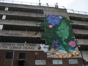 Car park climate change mural a “landmark" for town
