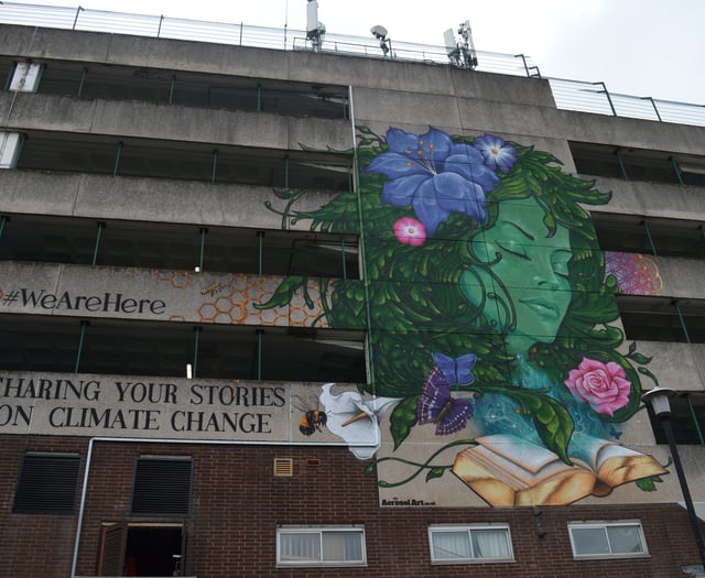 Car park climate change mural a “landmark" for town