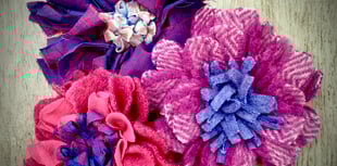 Create a floral brooch for Autumn