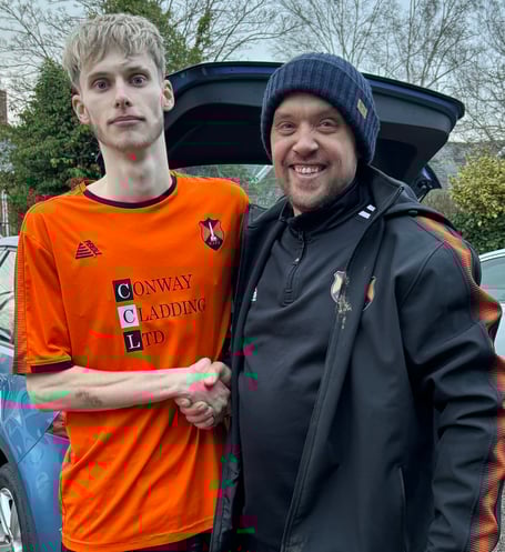 Jordan Sellick (left) who netted hat-trick for Wellington A