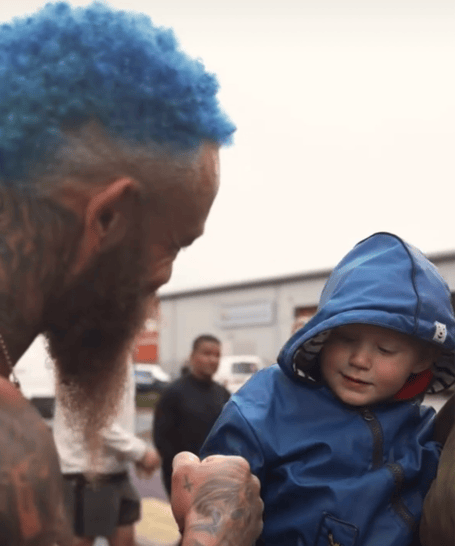 Cancer survivor Ray Carr met Ashley Cain earlier this year (Photo: Bonnie Upham)