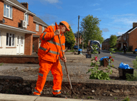 Town praises road sweeper Dave for going above and beyond once again