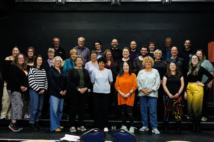 The cast of Wow! That's What We Call the Big Hits (Photo: Andy Jones of Shooting Pixels)